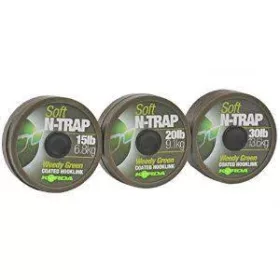   Korda N-Trap Soft 15lb Weedy Green  - návazcová šňůra na boilies