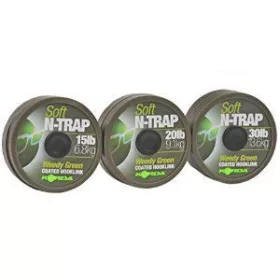   Korda N-Trap Soft 20lb Weedy Green  - návazcová šňůra na boilies