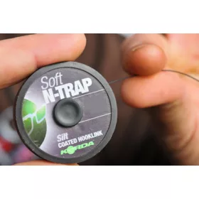   Korda N-Trap Semi Stiff 15lb Silt - návazcová šňůra na boilies