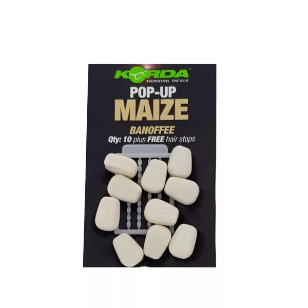 Korda Pop-up Maize Banoffee White Gumová kukuřice