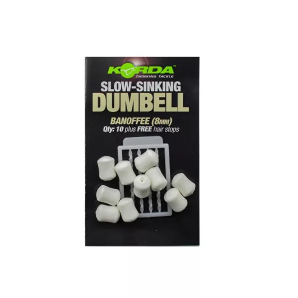 Korda Slow Sinking Dumbell Banoffee Imitace nástrahy 8mm 10ks