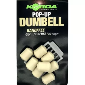   Korda Pop-up Dumbell Banoffee (8mm) - 10 pcs - imitace nástrahy