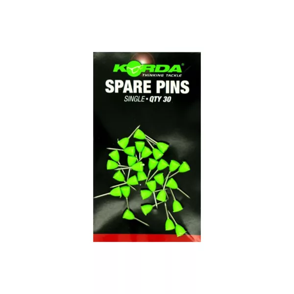 Korda 30x Single Pins For Rig Safes Jednoduché kolíčky na háčky pro držáky návazců