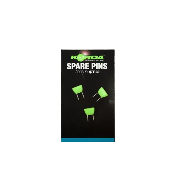 Korda 20x Double Pins For Rig Safes Dvojité kolíčky na háčky pro držáky návazců