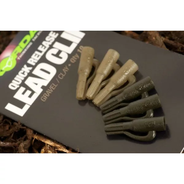 Korda Quick Release Clip Clay / Gravel - olověný klip