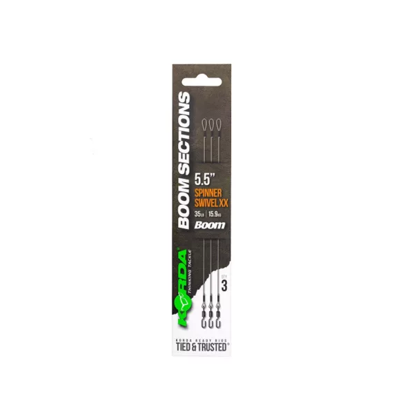 Korda Booms Spinner Swivel XX Montáž 14cm 3ks