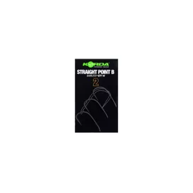 Korda Straight Point 2 Füles, Szakáll Nélküli Horog 10db