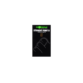 Korda Straight Point 5 Füles, Szakáll Nélküli Horog 10db