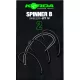 Korda Spinner B Hook 2 S očkem, Bez protihrotu Boilies Háček 10ks
