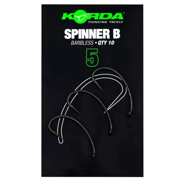 Korda Spinner B 5 háček na boilies s očkem a protihrotem 10ks
