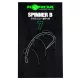 Korda Spinner B 7 háček na boilies s očkem a protihrotem 10ks