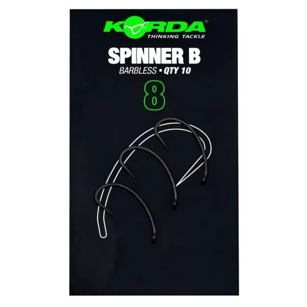 Korda Spinner B 8 háček na boilies s očkem a protihrotem 10ks