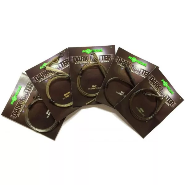 Korda Dark Matter Leader Hybrid Clip Weedy Green Předvázaná boilie montáž