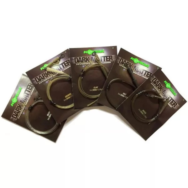 Korda Dark Matter Leaders Hybrid Lead Clip Silt Předvázaná boilie montáž