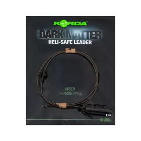   Korda Dark Matter Leader Heli Safe Weed 40lb Předvázaná kaprová montáž
