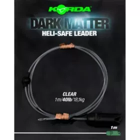   Korda - Dark Matter Leader Heli Safe Gravel 40lb 1m štěrkový helikoptérový návazec