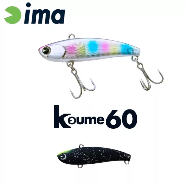 Ima Koume Vibration 60 6cm 11gr 119 Wobler Matná noční černá