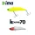 Ima Koume Vibration 70 7cm 13gr 101 Red Head Wobler