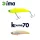 Ima Koume Vibration 70 7cm 13gr 102 Wobler Chart Back Pearl