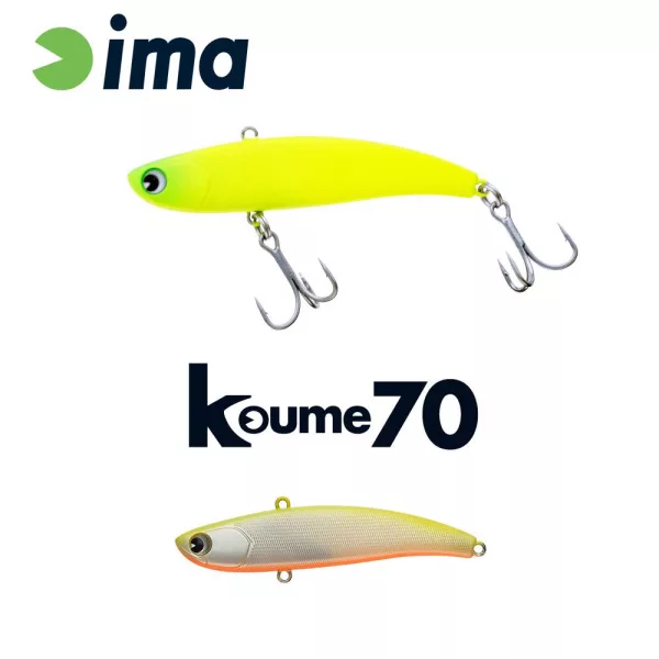 Ima Koume Vibration 70 7cm 13gr 102 Wobler Chart Back Pearl