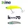 Ima Koume Vibration 70 7cm 13gr 110 Wobler Mullet