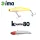 Ima Koume Vibration 80 8cm 15gr 101 Red Head Wobler