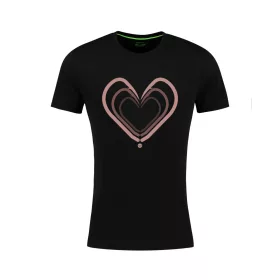   Korda Black Womens Love T-Shirt Dámské rybářské tričko M