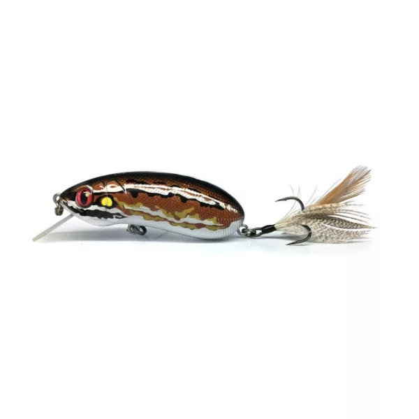 LUREFANS CC70 - Floating 12,5g/70mm, barevný kód 17 Brown Frog Wobler