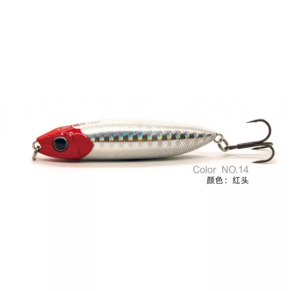 LUREFANS LAMDOU - Potápivý 12g/60mm, barevný kód 14 Red Horse Wobler