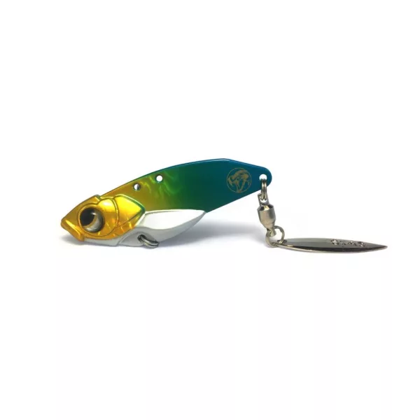 LUREFANS SR45 - Potápivé 10,3g/45mm, kód barvy 9 Gold & Blue Bladed umělá nástraha