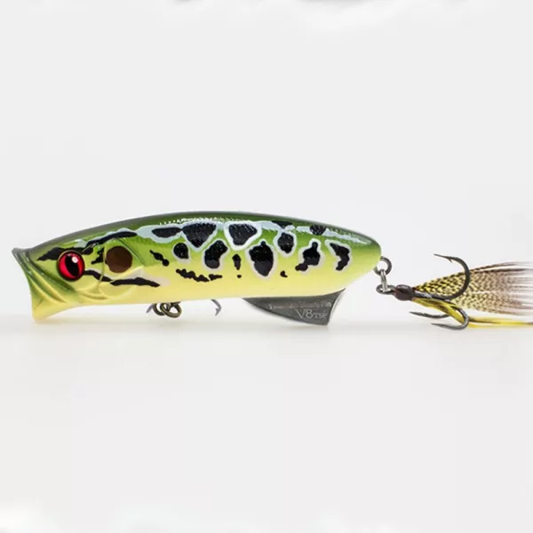 LUREFANS V8 - Popper 12g/80mm, kód barvy 15 Wobbler