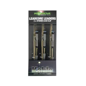   Korda Leadcore Hybrid Lead Clip Gravel Předvázaná Kaprová Montáž 3ks