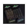 Korda Leadcore Leader Hybrid Lead Clip QC Swivel Gravel Předvázaná Kaprová Montáž