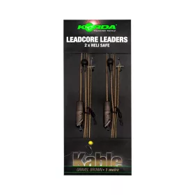   Korda Leadcore Heli Safe Gravel 1,00m Předvázaná Leadcore Montáž 2ks