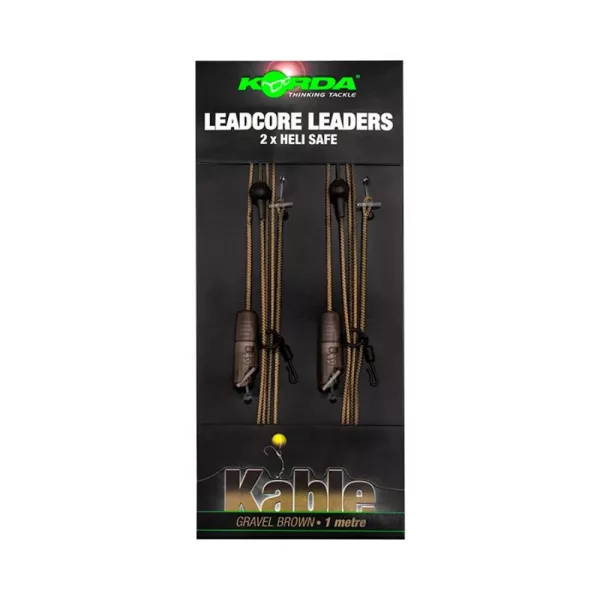 Korda Leadcore Heli Safe Gravel 1,00m Předvázaná Leadcore Montáž 2ks