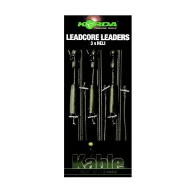   Korda Leadcore Heli Weed/Silt Předvázaná Kaprová Montáž 3ks