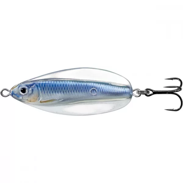 Livetarget Erratic Shiner Spoon Silver/Blue 11gr 5,5cm Třepotavá Třpytka
