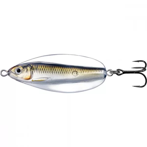 Livetarget Erratic Shiner Spoon Stříbrná/Bronzová 11gr 5,5cm Vibrační třpytka