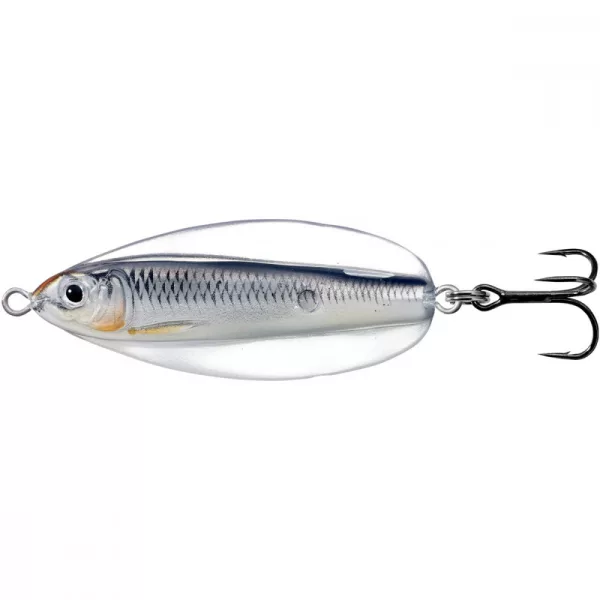 Livetarget Erratic Shiner Spoon Glow/Black 11gr 5,5cm Třepotavá Třpytka