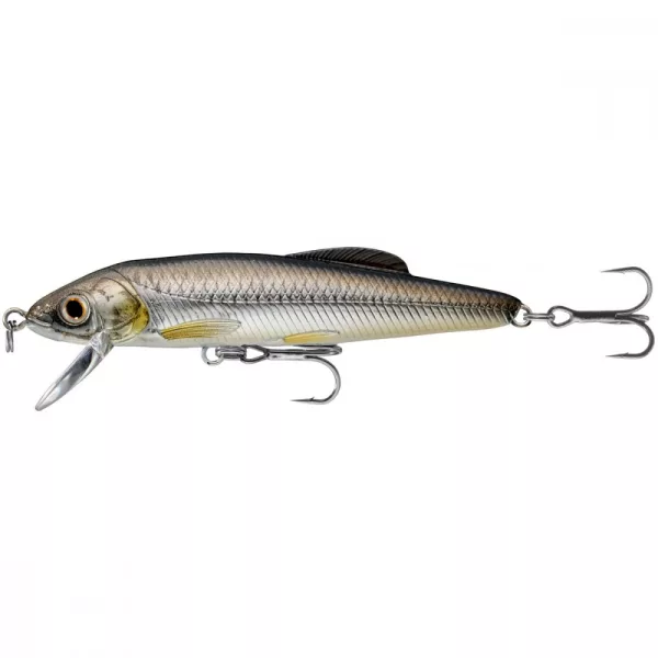 Livetarget Minnow Finesse Jerkbait Stříbrná/Černá 7,5cm 7gr Wobler