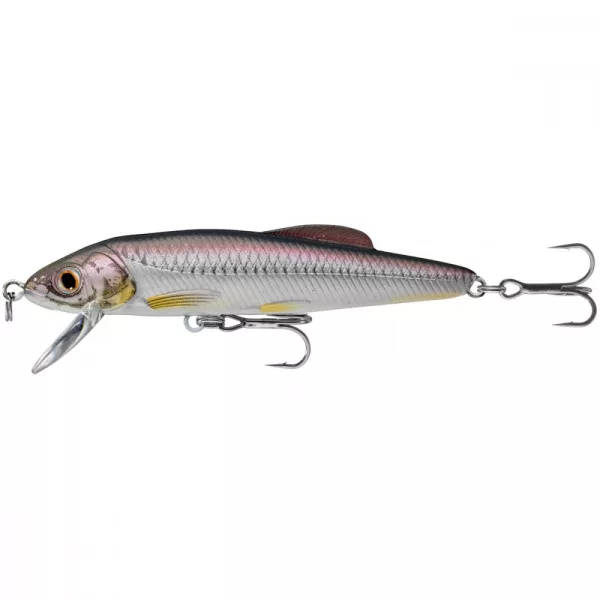 Livetarget Minnow Finesse Jerkbait Fialová/Černý Hřbet 7,5cm 7gr Wobler