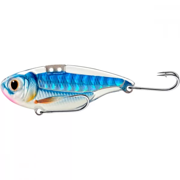 Livetarget Sonic Shad Blade Bait Svítivě/Modrá 5cm 11gr Vertikální nástraha