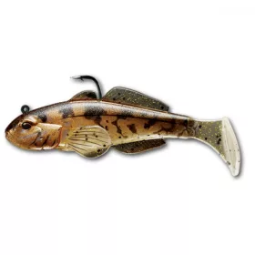  Livetarget Goby Swimbait Natural/Bronze 8cm 14gr Plastová nástraha