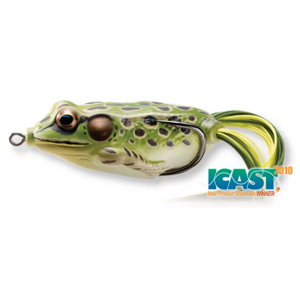 Livetarget Chodící nástraha žába Zelená/Žlutá 4,5cm 7gr Žabí nástraha