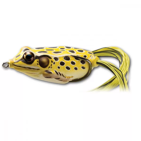 Livetarget Chodící nástraha žába Žlutá/Černá 4,5cm 7gr Žabí nástraha
