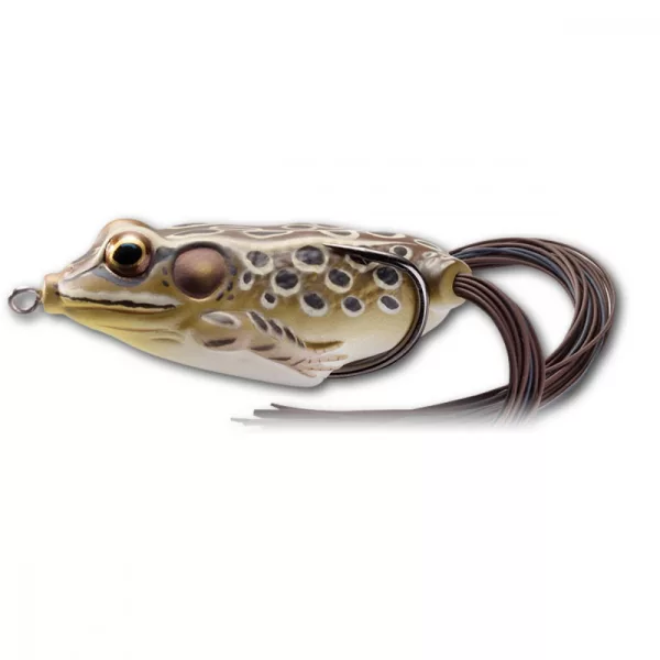 Livetarget Chodící nástraha žába Světle hnědá/Hnědá 4,5cm 7gr Žabí nástraha