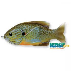   Livetarget Slunečnice Walking Bait Přírodní/Modrý Okounek Slunečnicový 7,5cm 12gr Umělá nástraha