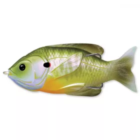   Livetarget Slunečnice Walking Bait Přírodní/Zelený Okounek Modrožábrý 7,5cm 12gr Umělá nástraha