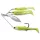 Livetarget Minnow Spinner Rig Chartreuse/Stříbrná Malý 11gr Spinnerbait