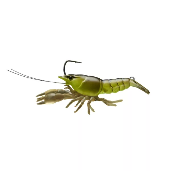 Livetarget Jemná nástraha Live Craw Chartreuse Černá 7,5cm 14gr Imitace raka